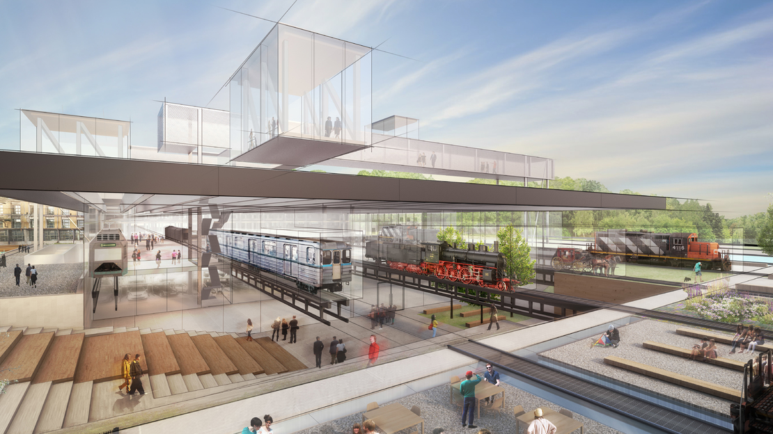 Building permission issued for the first buildings of the new Technical Transport Museum